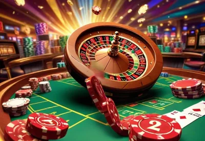 Interfaccia digitale di un casinò online con elementi che richiamano l'Italia